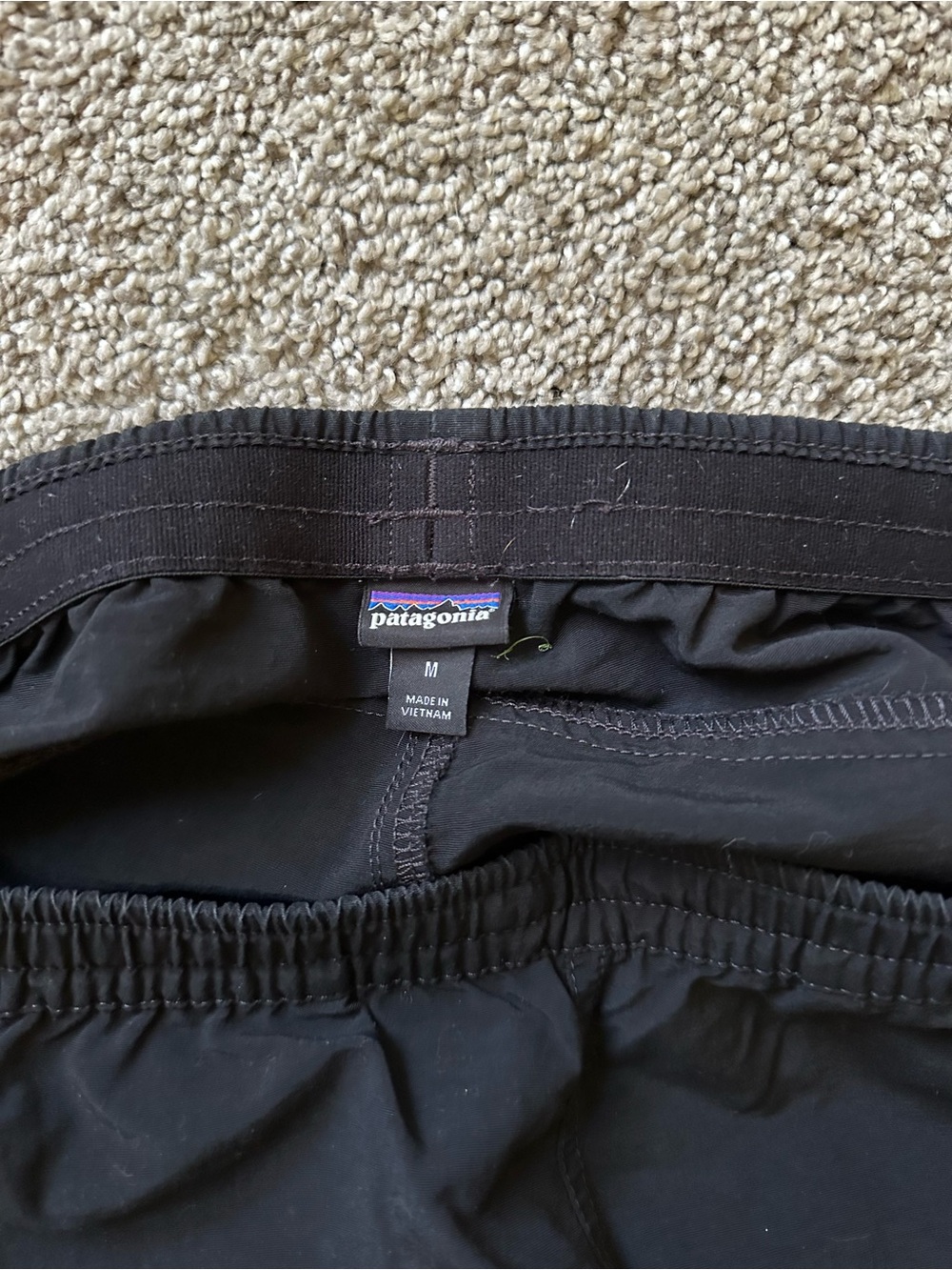 Patagonia Black Athletic Shorts - Picture 4 of 4